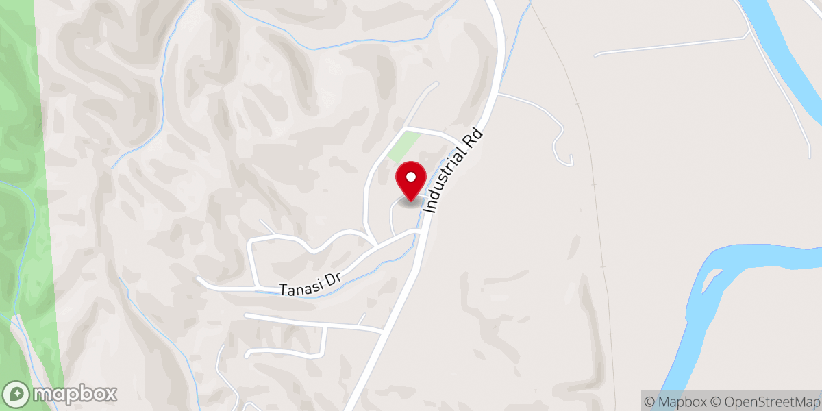 Map showing location of Stokely's Chapel Baptist Church
