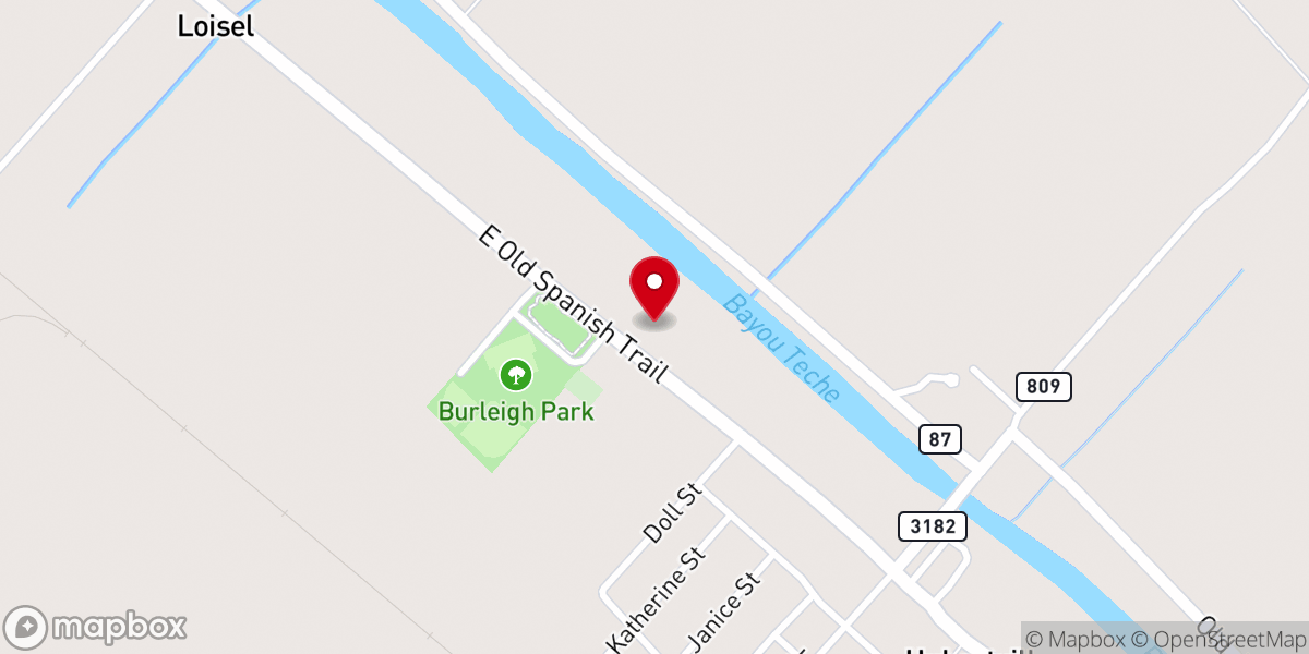 Map showing location of Matthews Family Ministry