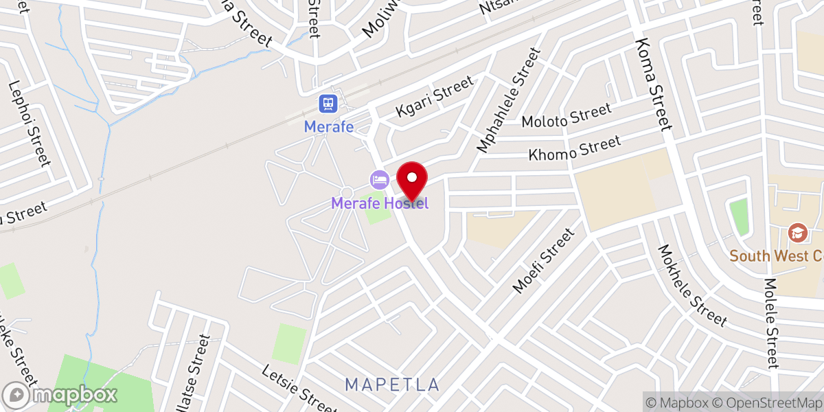 Map showing location of Old Apostolic Church