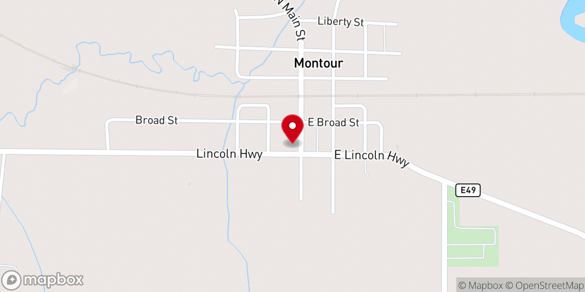 Map showing location of Living Faith United Methodist Church