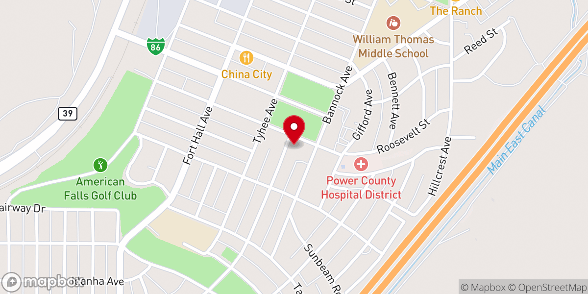Map showing location of Saint Mary Catholic Church