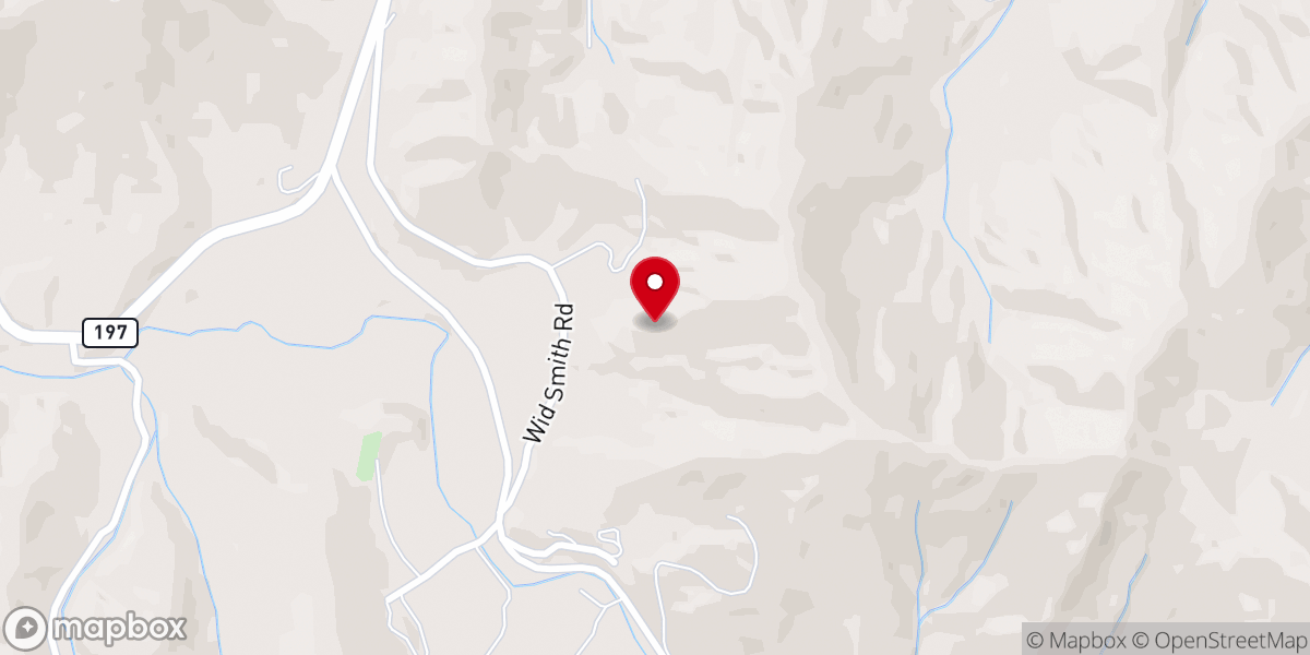 Map showing location of Huntdale Union Church