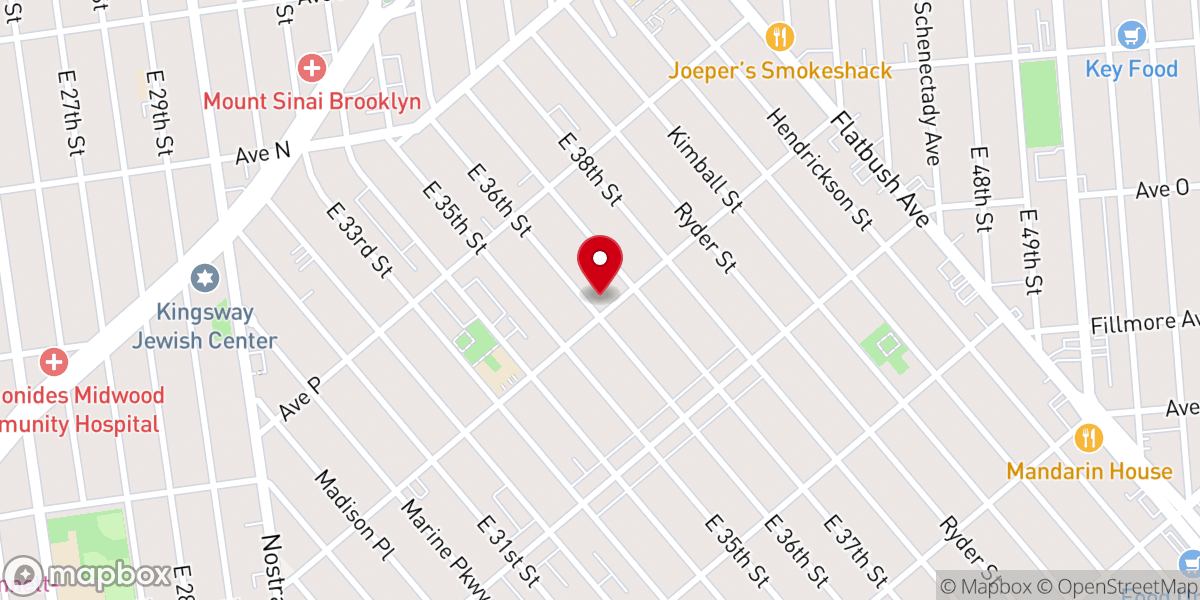 Map showing location of Malchei Yisrael