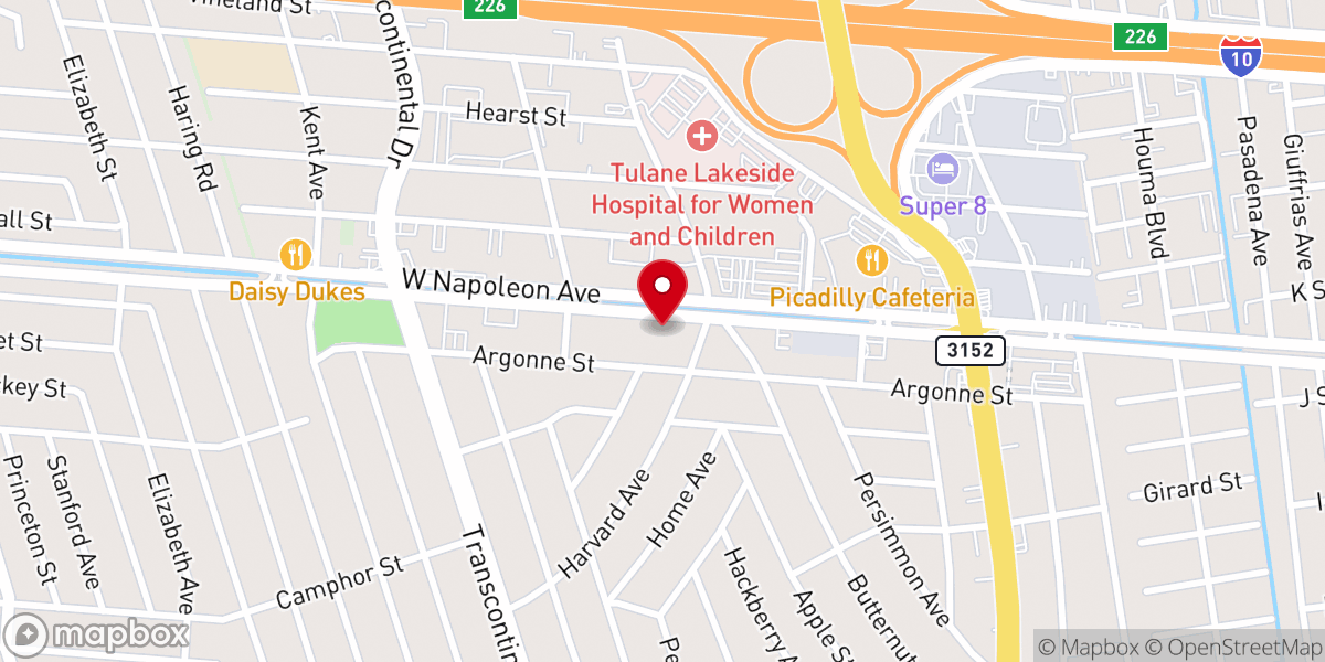 Map showing location of Korean Catholic Church