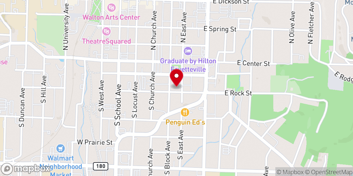 Map showing location of Legacy Church