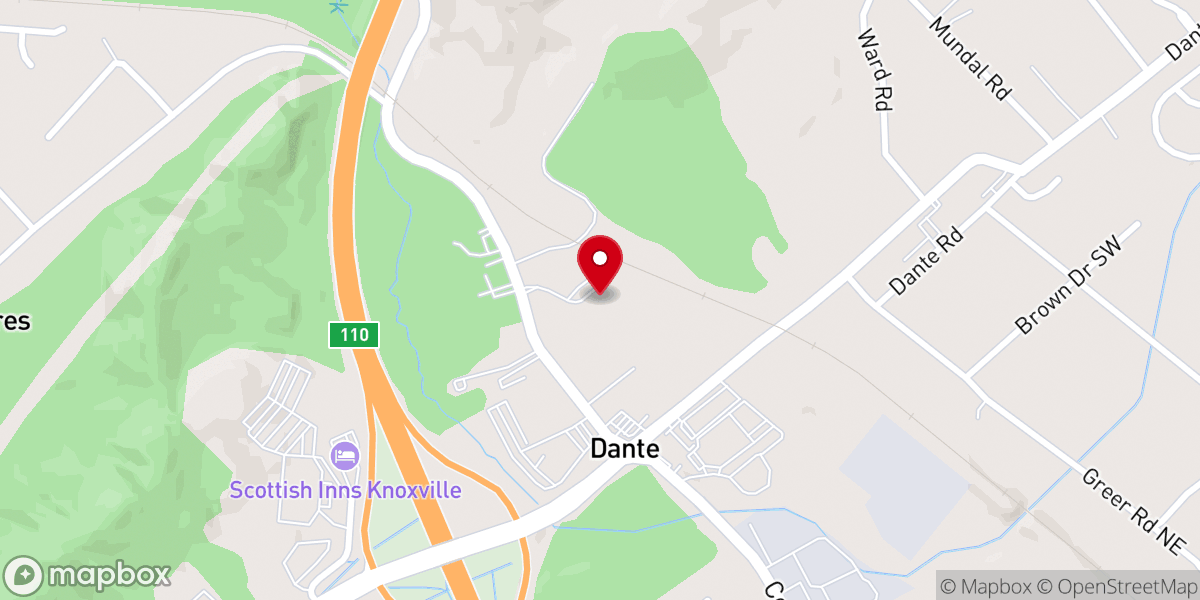 Map showing location of New Covenant Fellowship Church