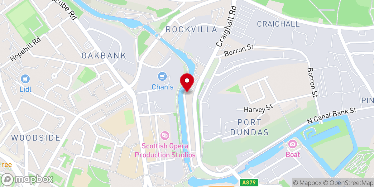 Map showing location of Baptist Union Of Scotland