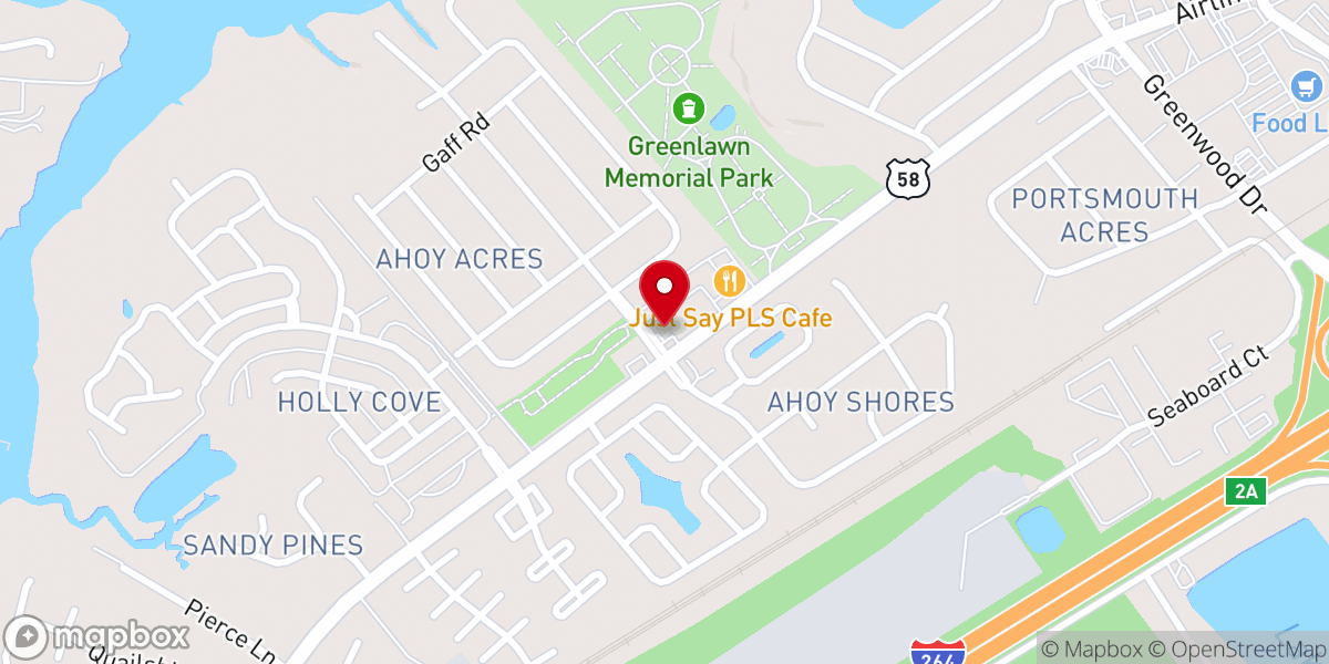 Map showing location of Faith Temple Holiness Church