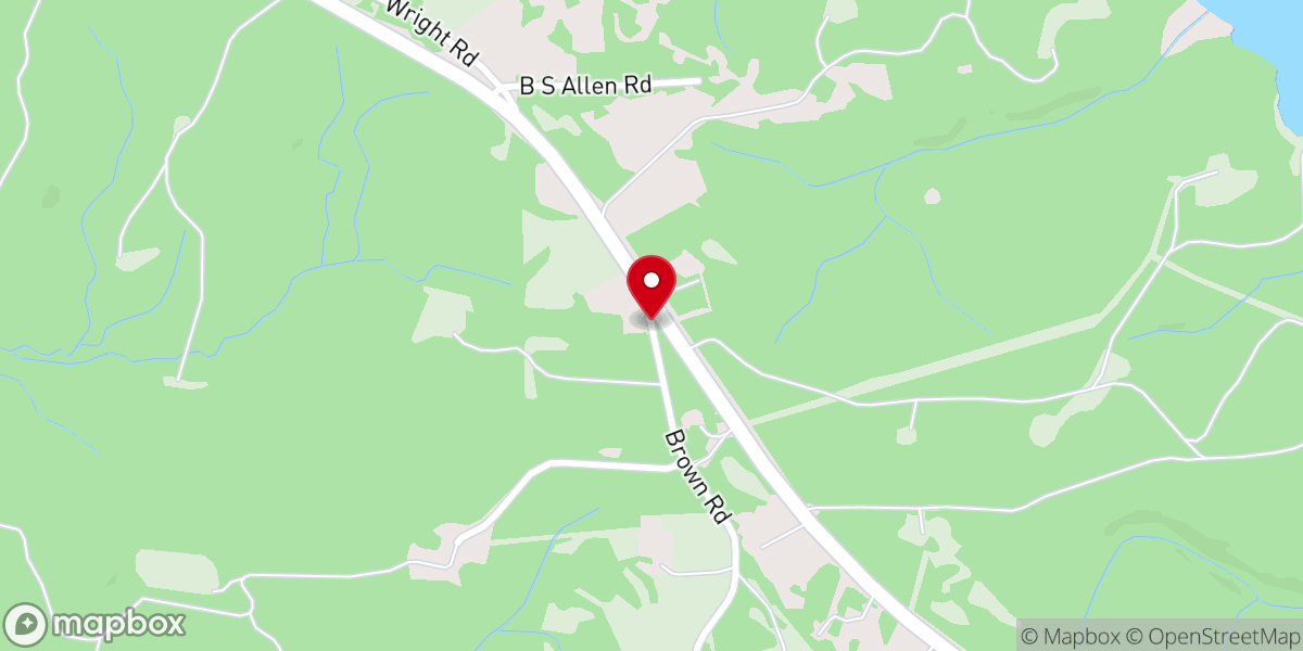 Map showing location of Lillies Chapel Methodist Church