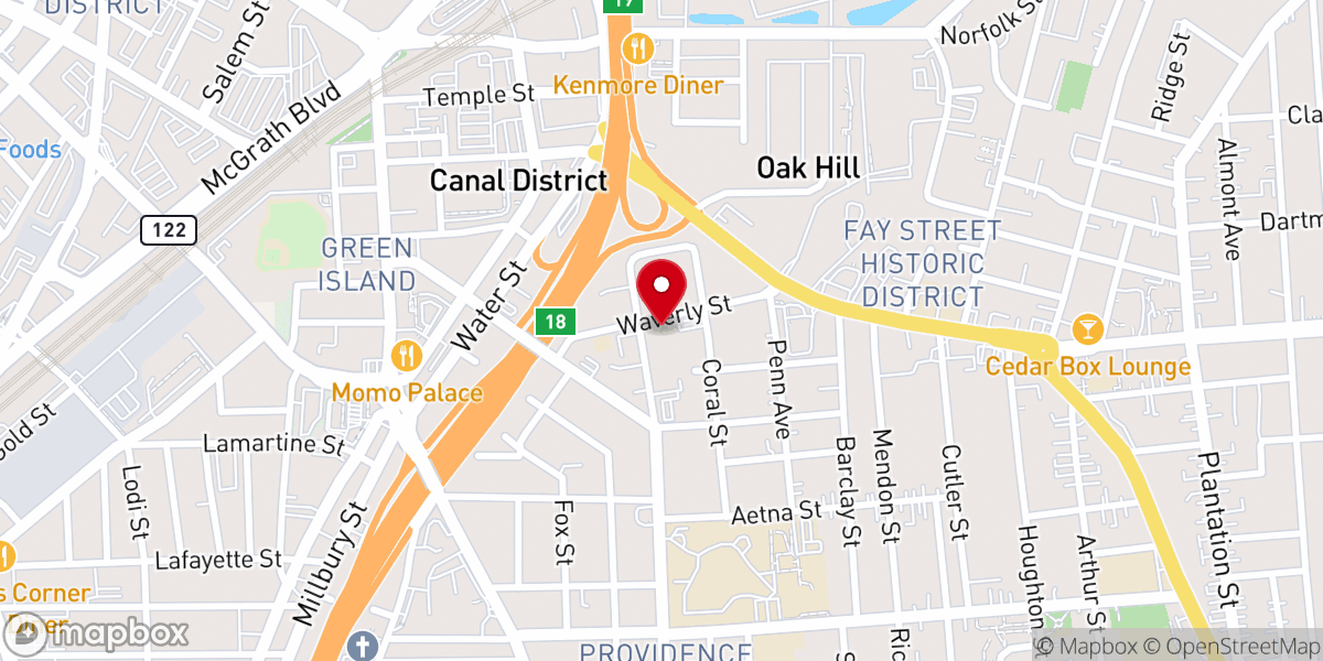 Map showing location of Church of Pentecost