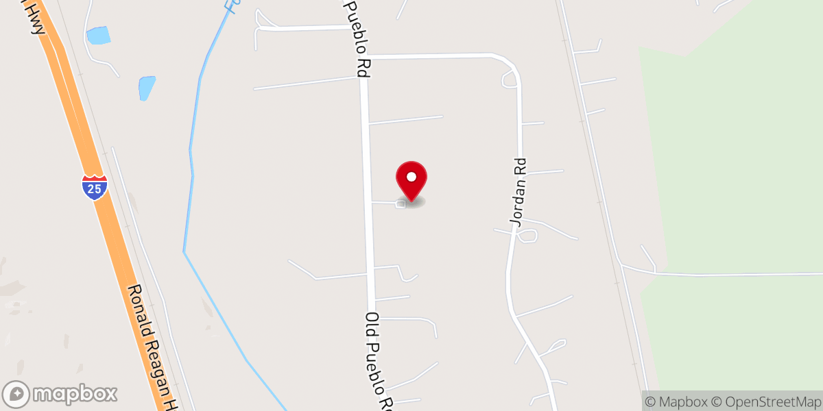 Map showing location of Fountain Faith Fellowship