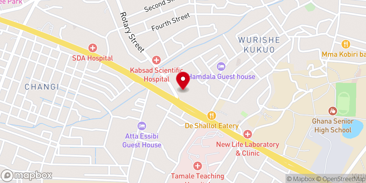 Map showing location of Perez Chapel International - Kings Temple