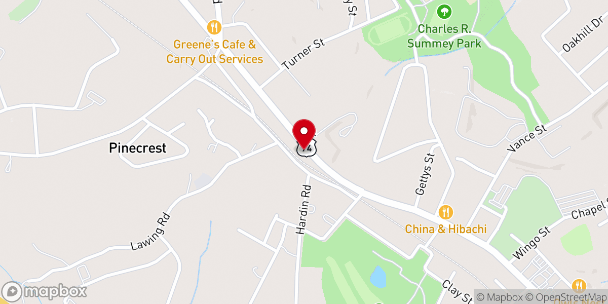 Map showing location of The Source Ministries NC