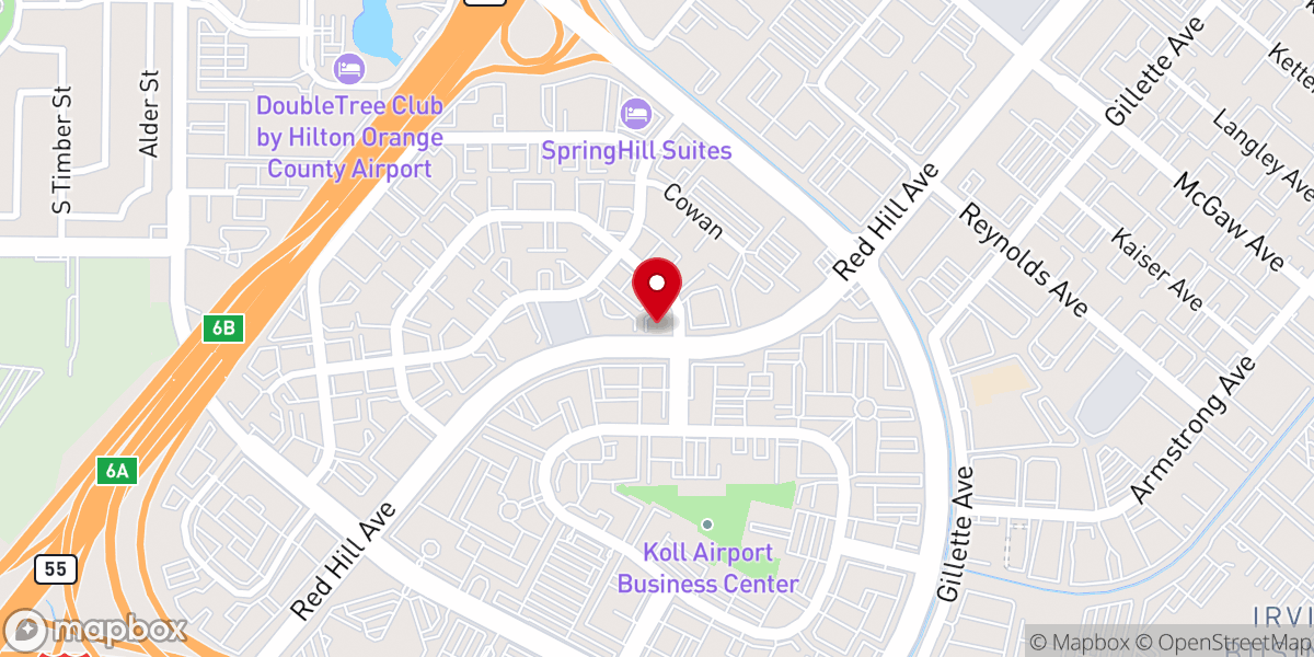 Map showing location of Mesa Church Office