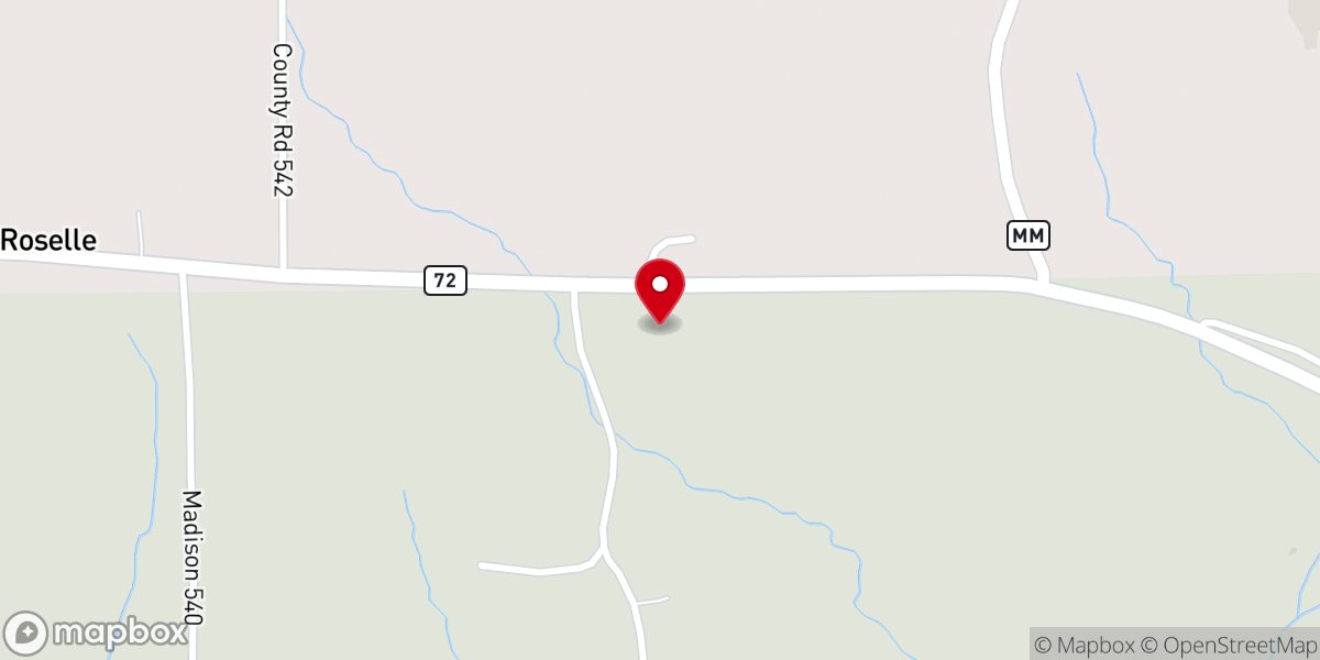Map showing location of Tabernacle Church