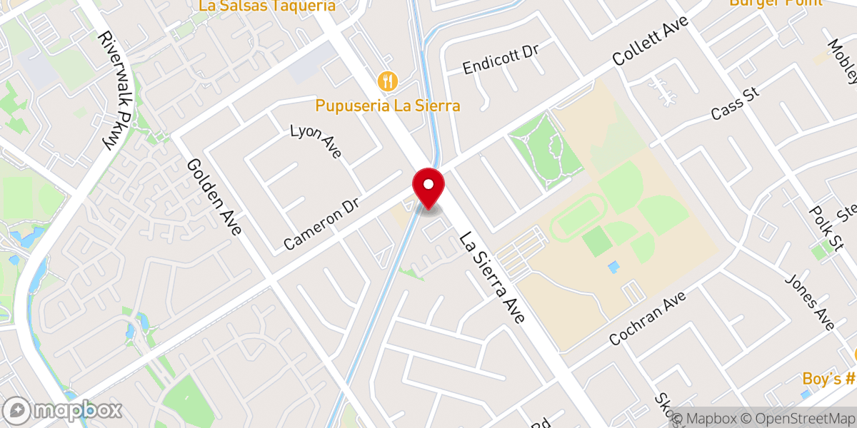 Map showing location of GoodNews Church