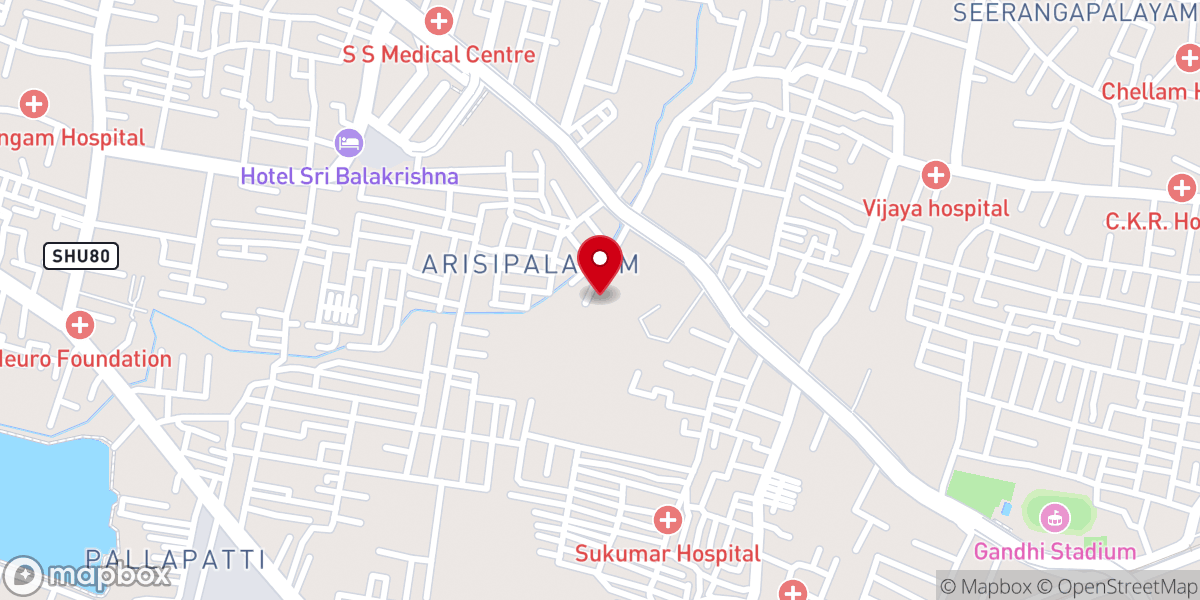 Map showing location of Epiphany Pastoral Centre