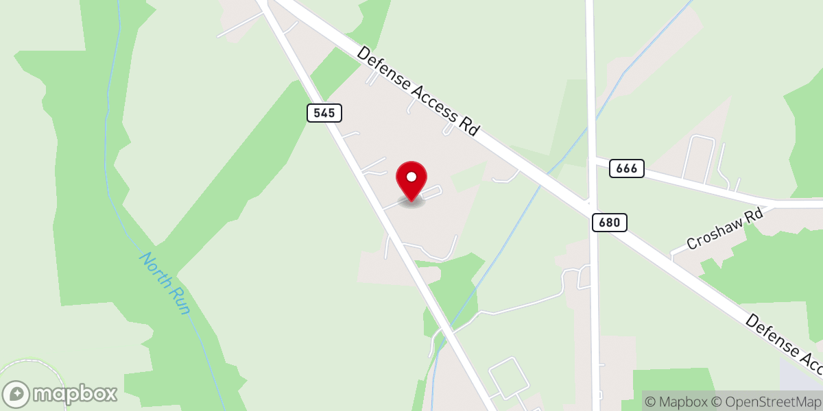 Map showing location of Calvary Tabernacle UPCI