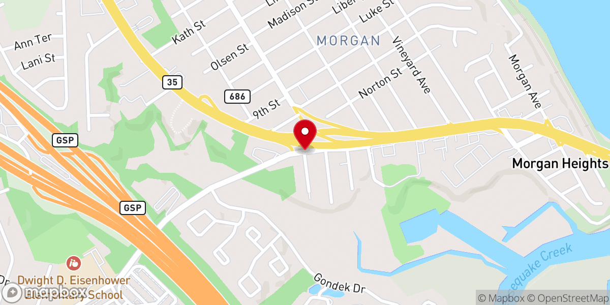 Map showing location of Saint Mary and Archangel Raphael Coptic Orthodox Church