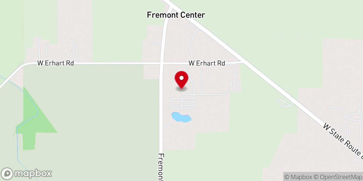Map showing location of St. Mary of the Annunciation Catholic Church