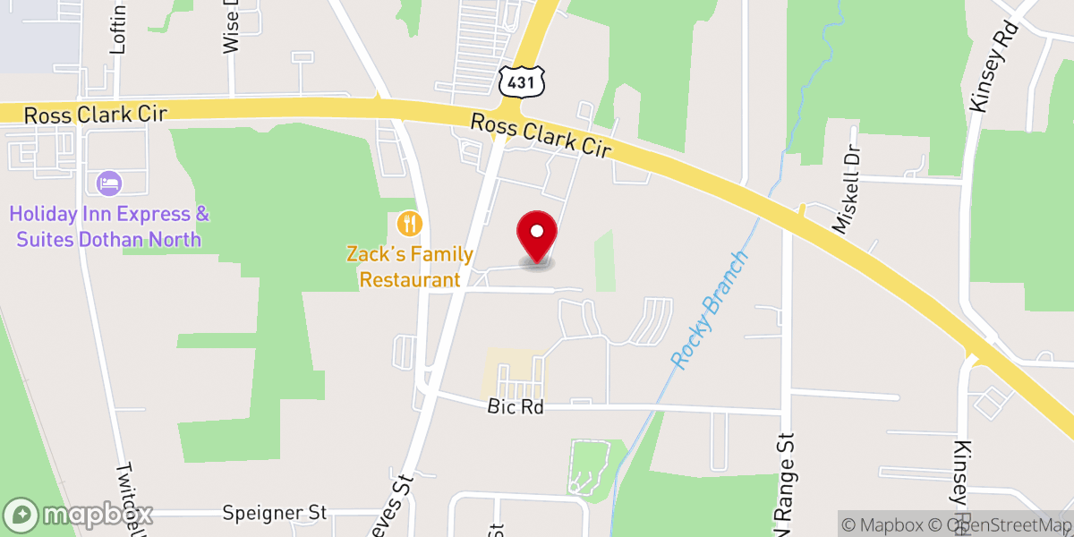 Map showing location of New Life In Jesus Ministry