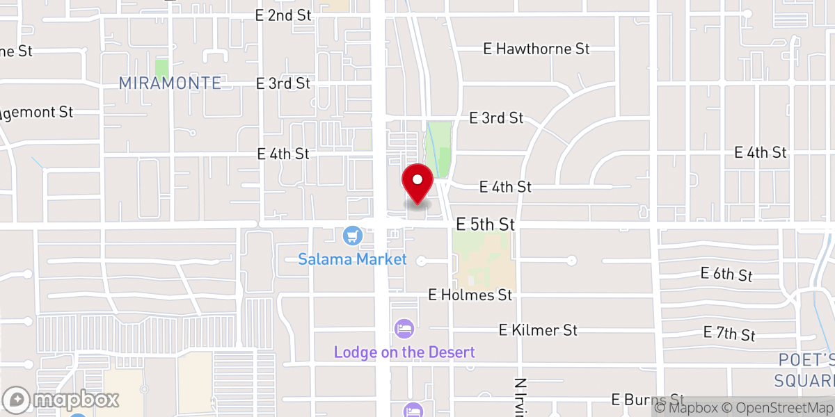 Map showing location of Arizona Lutheran Campus Mission Society