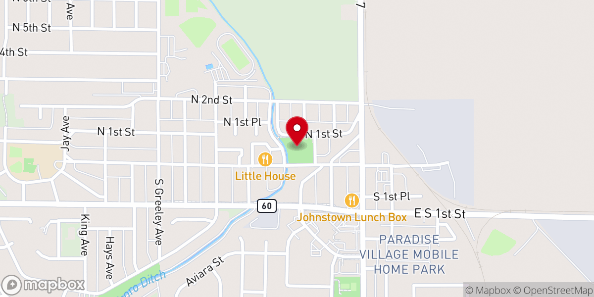 Map showing location of Parish Park