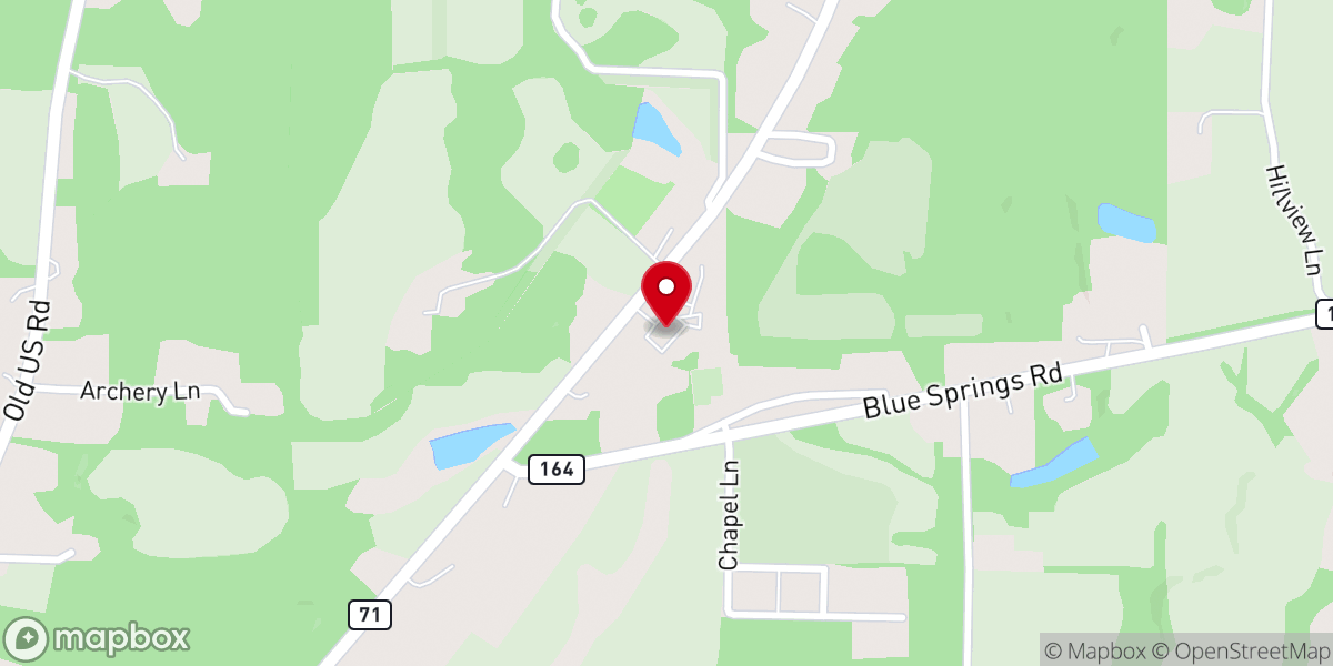 Map showing location of Chipola Family Ministries