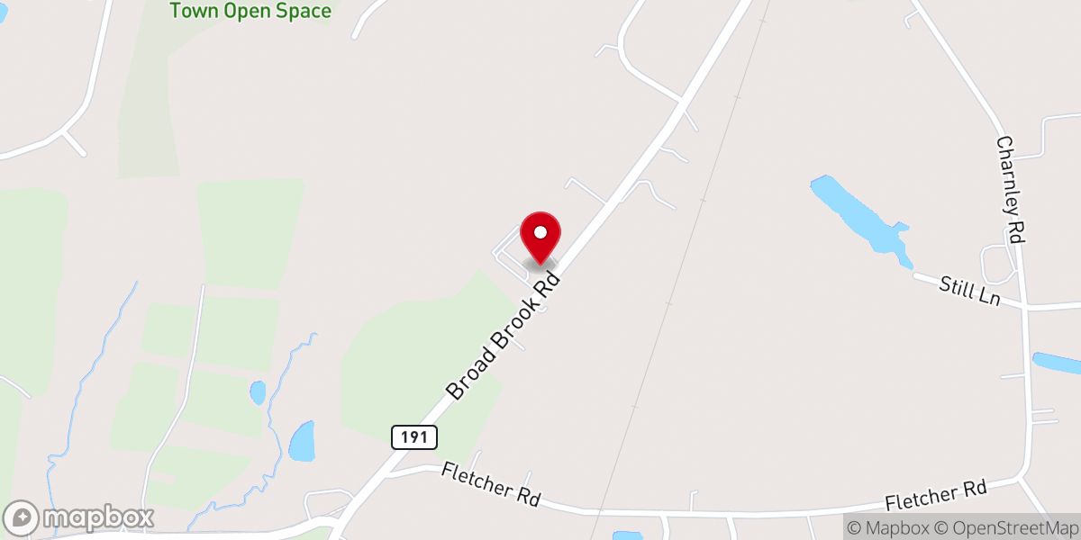 Map showing location of Faith Baptist Church