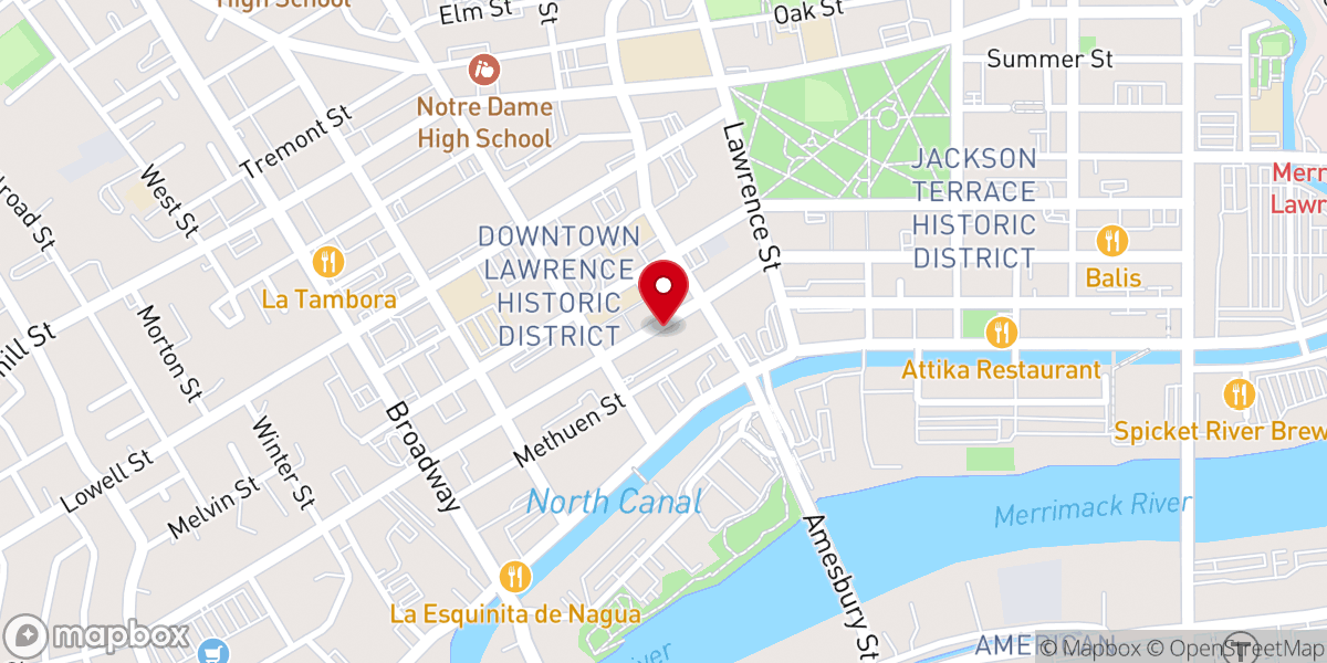 Map showing location of Iglesia Curando Las Heridas Aic Inc