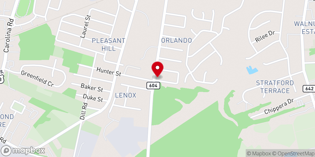 Map showing location of New Paul's Temple Holiness Church of Deliverance
