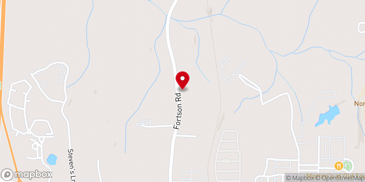 Map showing location of Mount Gilead Church