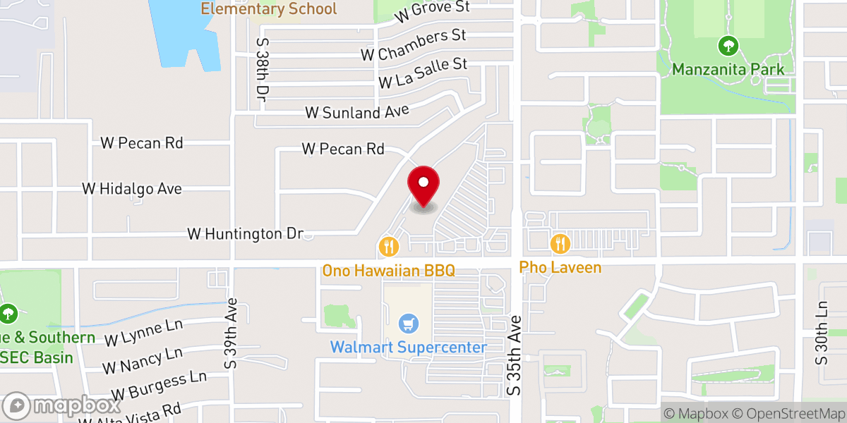 Map showing location of Beloved South Phoenix