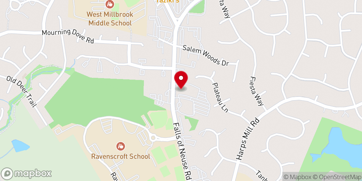 Map showing location of Mt Vernon Baptist Church