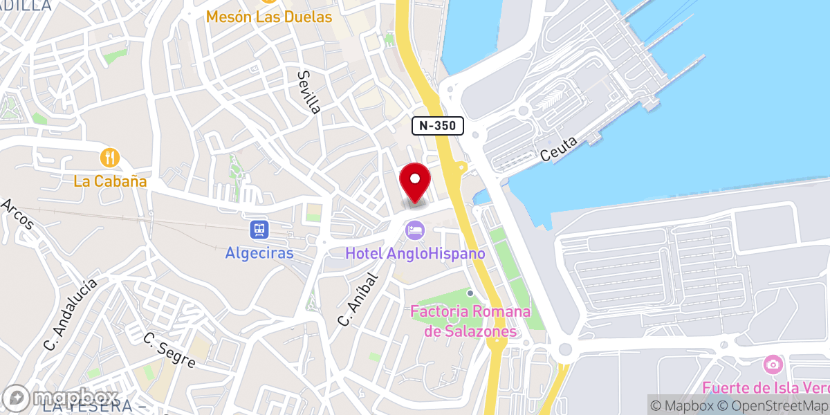 Map showing location of Iglesia Evangelista Misionera