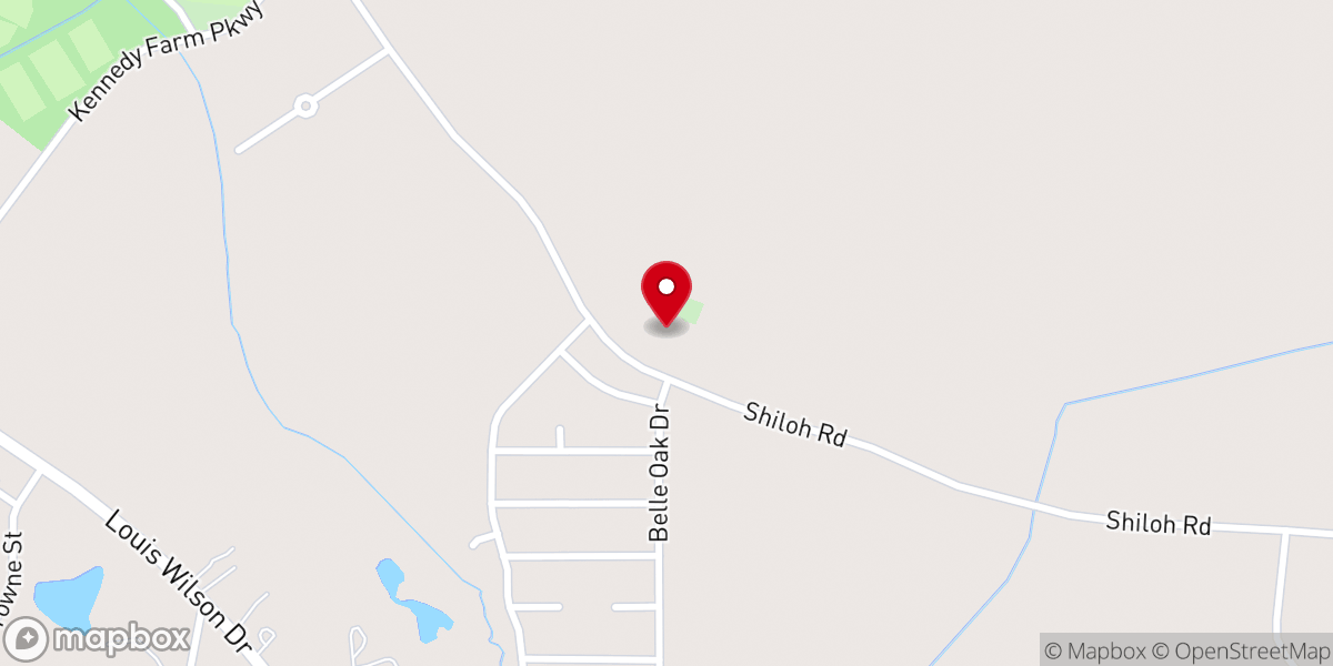 Map showing location of Greater New Friendship Missionary Baptist Church