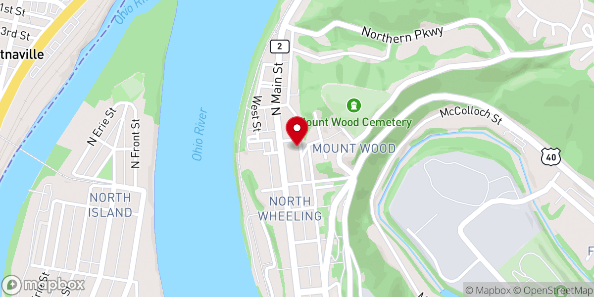 Map showing location of Faith Community Church
