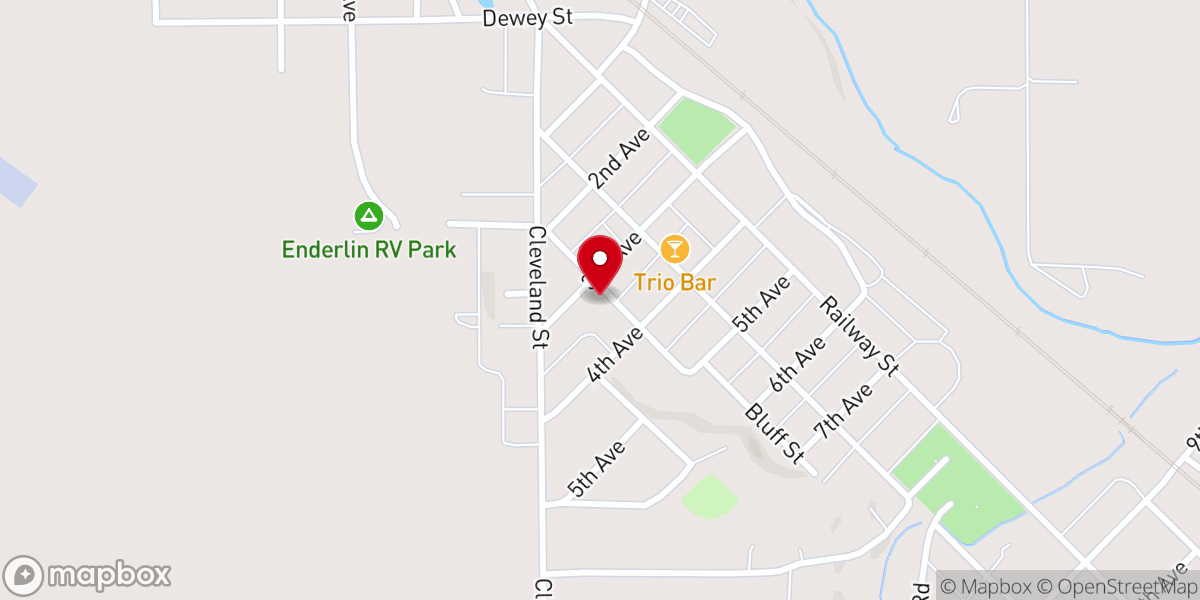 Map showing location of St Patrick's Catholic Church