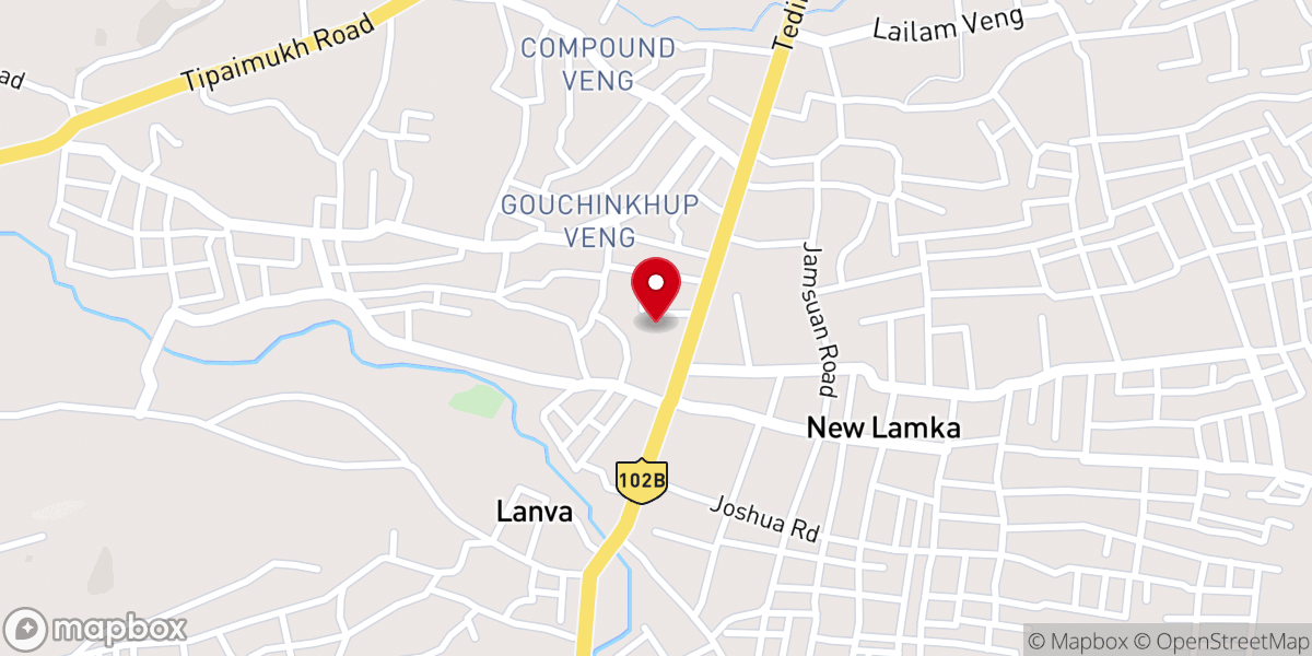 Map showing location of EBCC Hebron Pastor Quarter