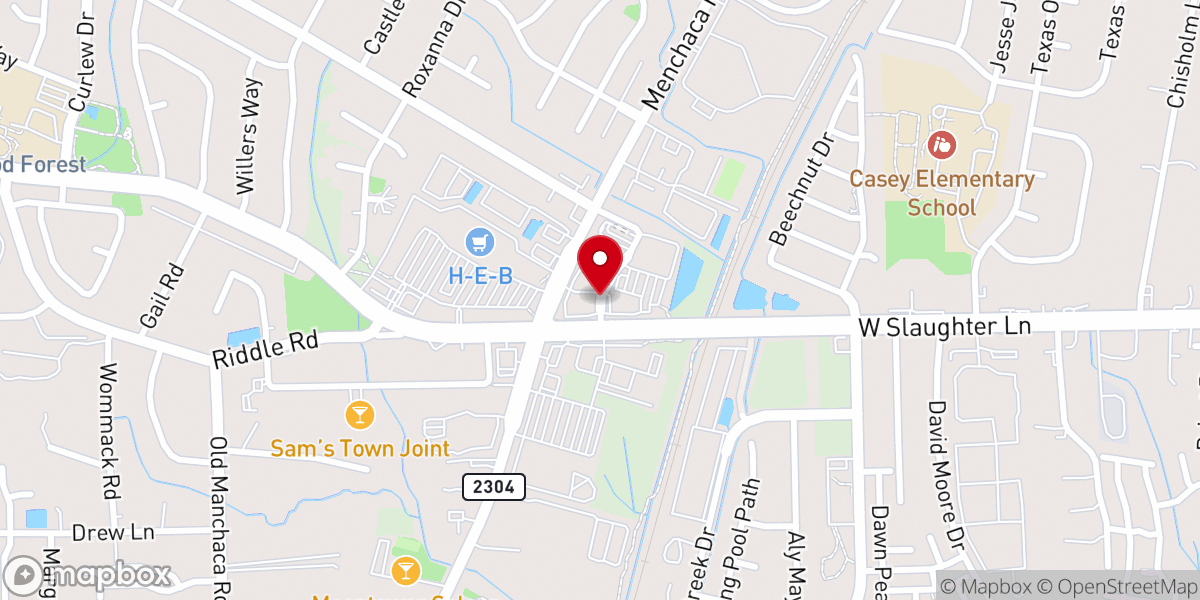 Map showing location of Nueva Vida Iglesia Bautista Fundamental