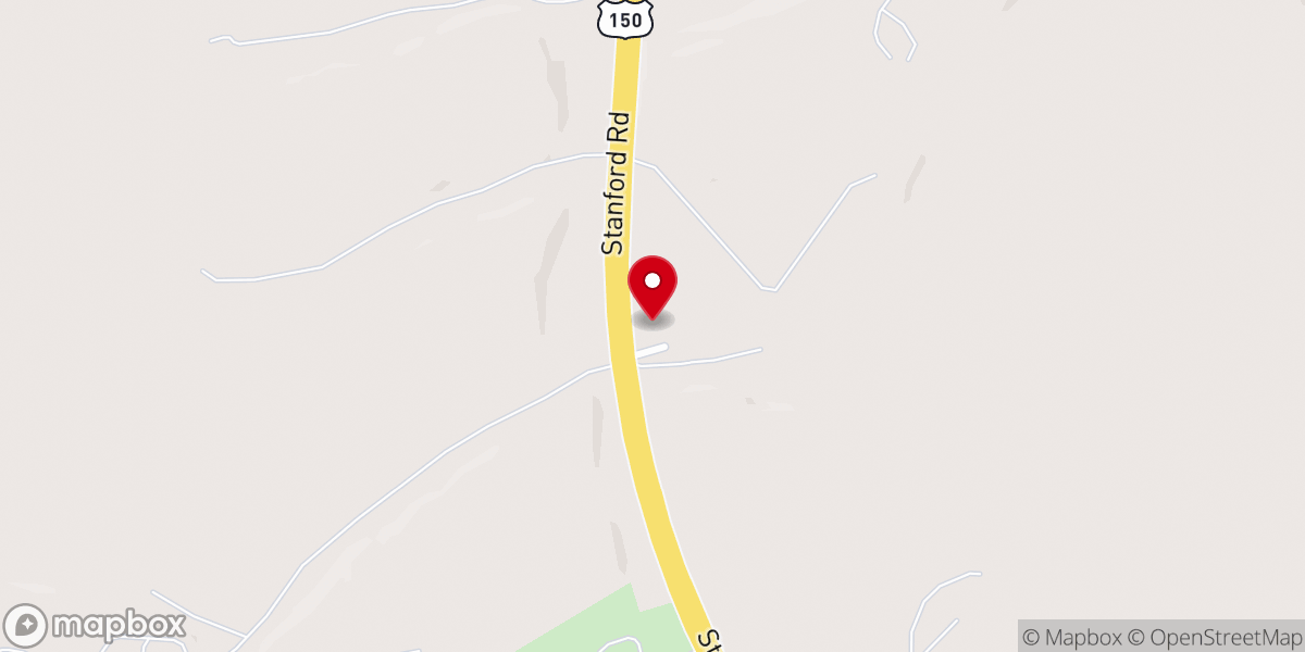 Map showing location of Willow Grove Baptist Church