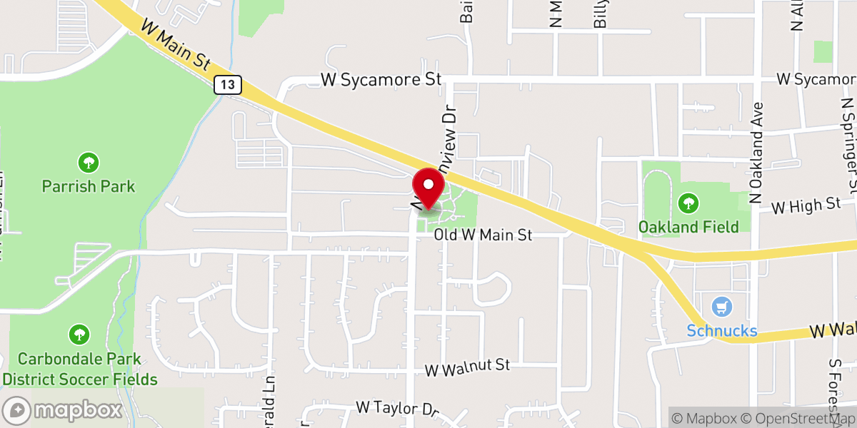 Map showing location of Turley Playground