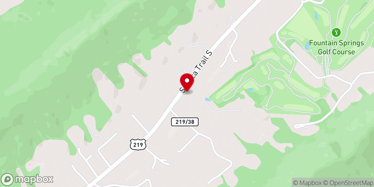 Map showing location of Appalachian Christian Center
