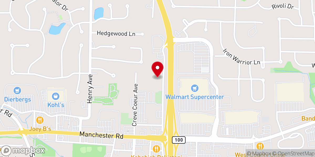 Map showing location of The Church In St Louis
