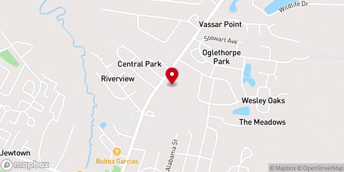Map showing location of Saint Williams Church