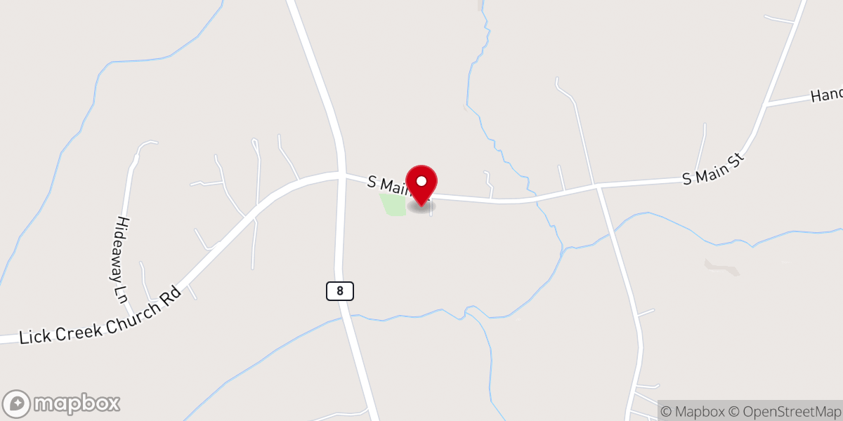Map showing location of Clear Springs Global Methodist Church