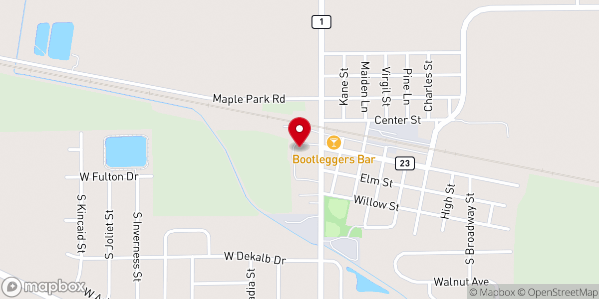 Map showing location of St. Mary of the Assumption Catholic Church