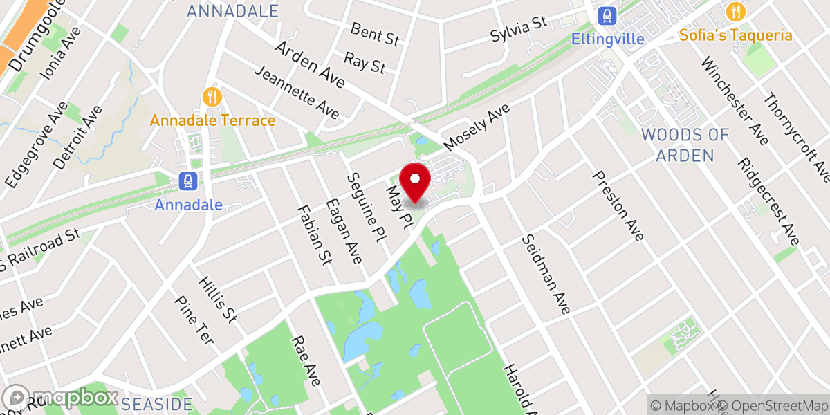 Map showing location of Holy Child Roman Catholic Church