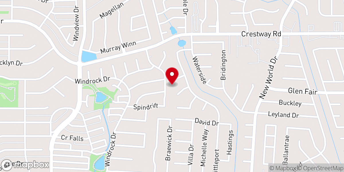 Map showing location of Iglesia Pentecostal Impacto De Amor