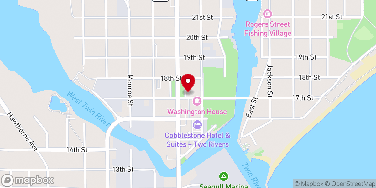 Map showing location of City Tabernacle
